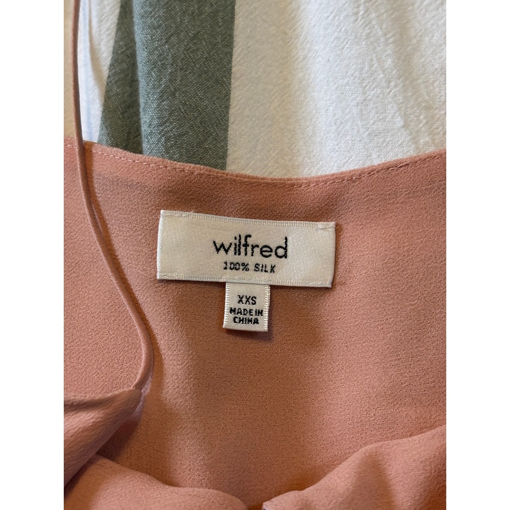 Wilfred Aritzia 100% Silk Marquis Camisole Rose Pink XXS Coquette - Picture 4 of 8